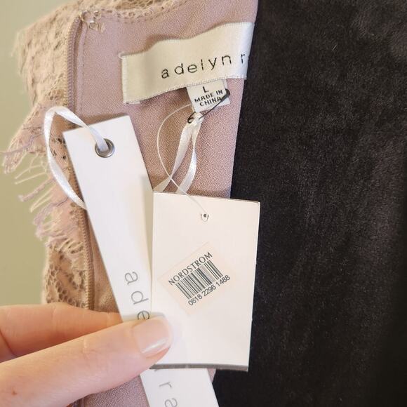 ADELYN RAE NWT Mauve Lace Sleeveless Dress, Size 12 - Picture 10 of 12